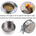 Pure Silver Birds Pet Feeder Water Cage Cup